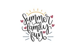 Summer Family Fun SVG Cut File Product Image 1