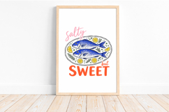 Summer Fish Hand Drawn PNG Product Image 3