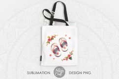 printable clip art of cute flip flops surrounded by flowers
