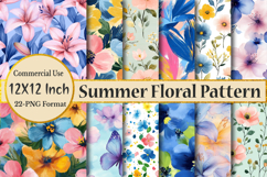 Summer Floral Seamless Pattern Product Image 1