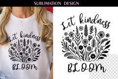 Vintage Wild Flowers T Shirt Sublimation|Motivational Quotes Product Image 1