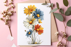 Summer Flowers Clipart Product Image 2