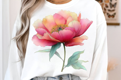 Summer Flowers Clipart PNG Product Image 3