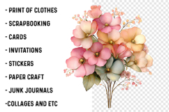Summer Flowers Clipart PNG Product Image 2