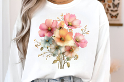 Summer Flowers Clipart PNG Product Image 3