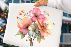 Summer Flowers Clipart PNG Product Image 4