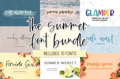 The Summer Font Bundle Product Image 1