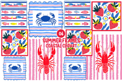 Summer Frame Coastal Clipart Product Image 1