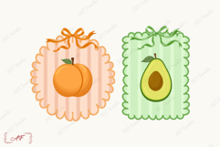 Summer Fruits Coquette Frame Png | Coquette Frame Png Product Image 2