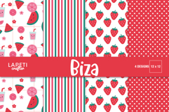 watermelon scrapbook backgrounds