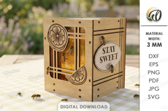 3D Summer fruit fly trap boxes Bundle Laser Cut. Case SVG Product Image 4