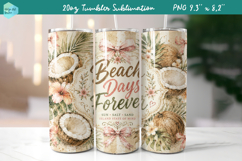 20 OZ Skinny Tumbler Sublimation | Summer fruits Bindle Product Image 7