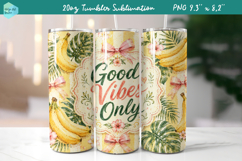 20 OZ Skinny Tumbler Sublimation | Summer fruits Bindle Product Image 14