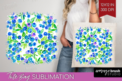 Fruit Tote Bag - Summer Tote Bag PNG Sublimation Product Image 1