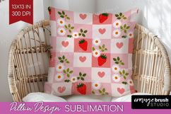 Summer Fruit Pillow Sublimation - Fruit Pillow Cover PNG Product Image 1