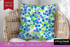 Fruit Pillow Sublimation - Summer Pillow Cover PNG Product Image 1