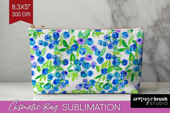 Fruit Cosmetic Bag - Summer Makeup Bag PNG Sublimation Product Image 1