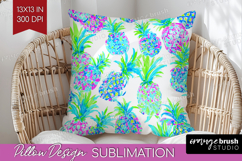 Fruit Pillow Sublimation - Summer Pillow Cover PNG Product Image 1