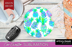 Fruit Car Coaster - Summer Coaster PNG Sublimation Product Image 1