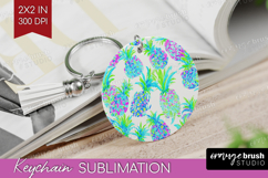 Fruit Keychain PNG - Summer Keychain Sublimation Product Image 1