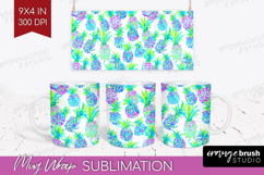 Fruit Mug Wrap - Summer Mug PNG Sublimation Product Image 1