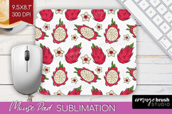 Summer Fruit Mouse Pad Sublimation - Fruit Mousepad PNG Product Image 1