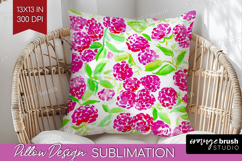 Fruit Pillow Sublimation - Summer Pillow Cover PNG Product Image 1
