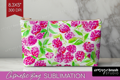 Fruit Cosmetic Bag - Summer Makeup Bag PNG Sublimation Product Image 1