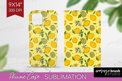 Summer Fruit Phone Case PNG - Fruit Case PNG Sublimation Product Image 1