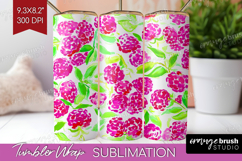 Fruit Tumbler Wrap - Summer Tumbler PNG Sublimation Product Image 1