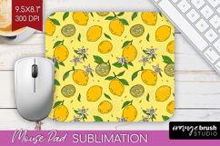 Summer Fruit Mouse Pad Sublimation - Fruit Mousepad PNG Product Image 1