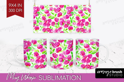 Fruit Mug Wrap - Summer Mug PNG Sublimation Product Image 1