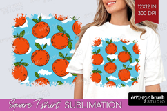 Summer Fruit Square Tshirt Background - Fruit PNG Product Image 1