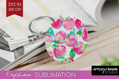Fruit Keychain PNG - Summer Keychain Sublimation Product Image 1
