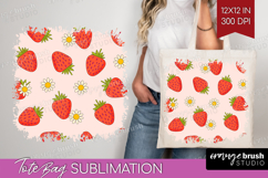 Summer Fruit Tote Bag - Fruit Tote Bag PNG Sublimation Product Image 1