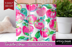Fruit Tumbler Wrap - Summer Tumbler PNG Sublimation Product Image 1
