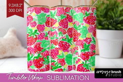 Fruit Tumbler Wrap - Summer Tumbler PNG Sublimation Product Image 1