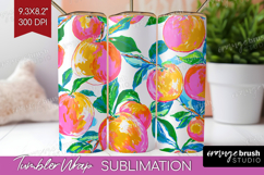 Fruit Tumbler Wrap - Summer Tumbler PNG Sublimation Product Image 1