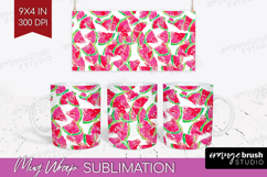 Fruit Mug Wrap - Summer Mug PNG Sublimation Product Image 1