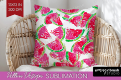 Fruit Pillow Sublimation - Summer Pillow Cover PNG Product Image 1