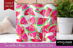 Fruit Tumbler Wrap - Summer Tumbler PNG Sublimation Product Image 1