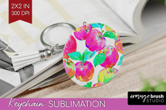 Fruit Keychain PNG - Summer Keychain Sublimation Product Image 1