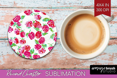 Fruit Round Coaster - Summer Coaster PNG Sublimation Product Image 1
