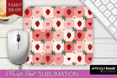 Summer Fruit Mouse Pad Sublimation - Fruit Mousepad PNG Product Image 1