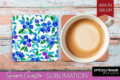 Fruit Square Coaster - Summer Coaster PNG Sublimation Product Image 1