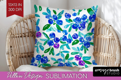 Fruit Pillow Sublimation - Summer Pillow Cover PNG Product Image 1