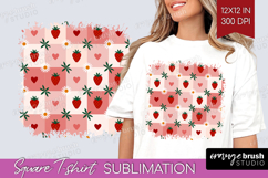Summer Fruit Square Tshirt Background - Fruit PNG Product Image 1