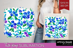 Fruit Tote Bag - Summer Tote Bag PNG Sublimation Product Image 1