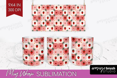 Summer Fruit Mug Wrap - Fruit Mug PNG Sublimation Product Image 1