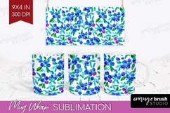 Fruit Mug Wrap - Summer Mug PNG Sublimation Product Image 1